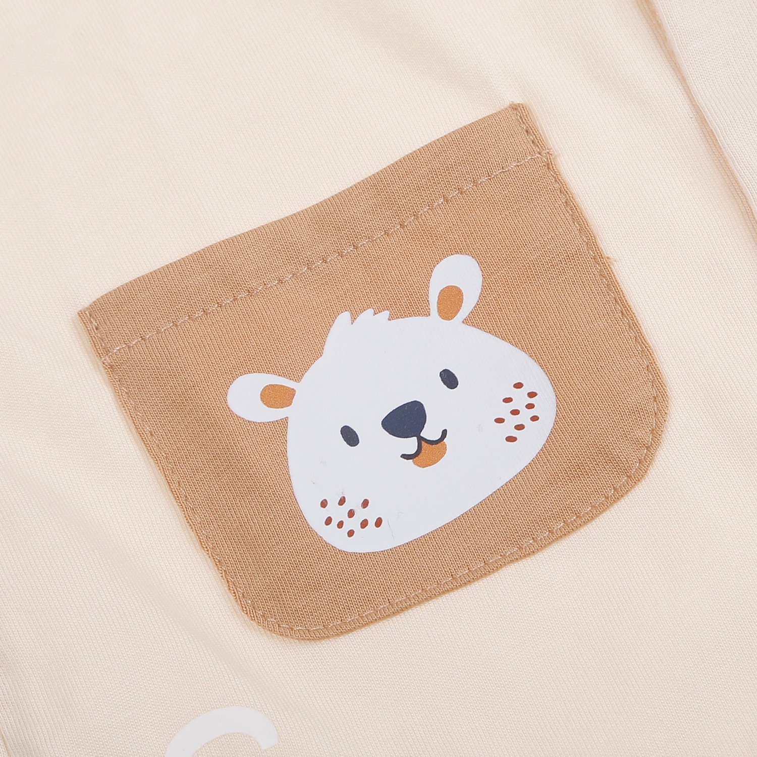 Bộ body cộc bé trai KidsPlaza in Forest HN26H (Be) hình 3