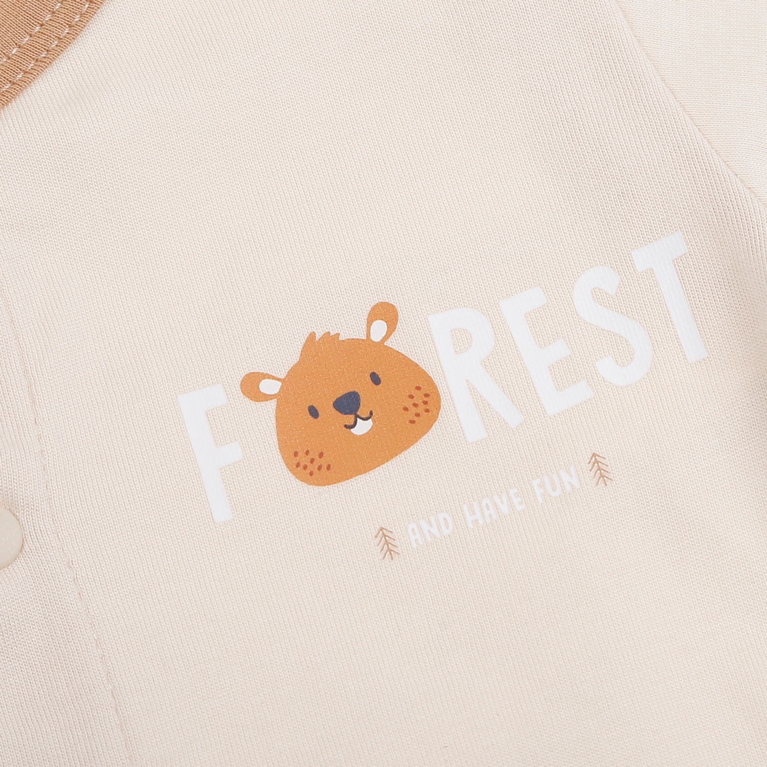 Bộ body cộc bé trai KidsPlaza in Forest HN26H (Be) hình 2