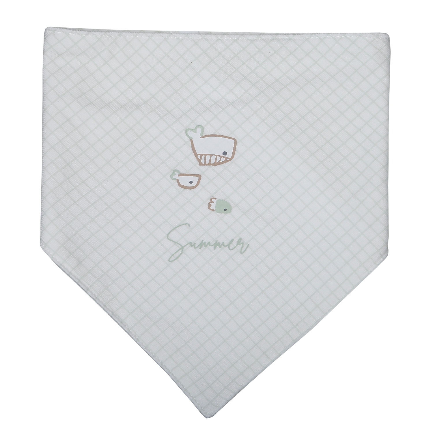 Set 2 yếm tam giác KidsPlaza Otis ND26H (Xanh be) hình 2