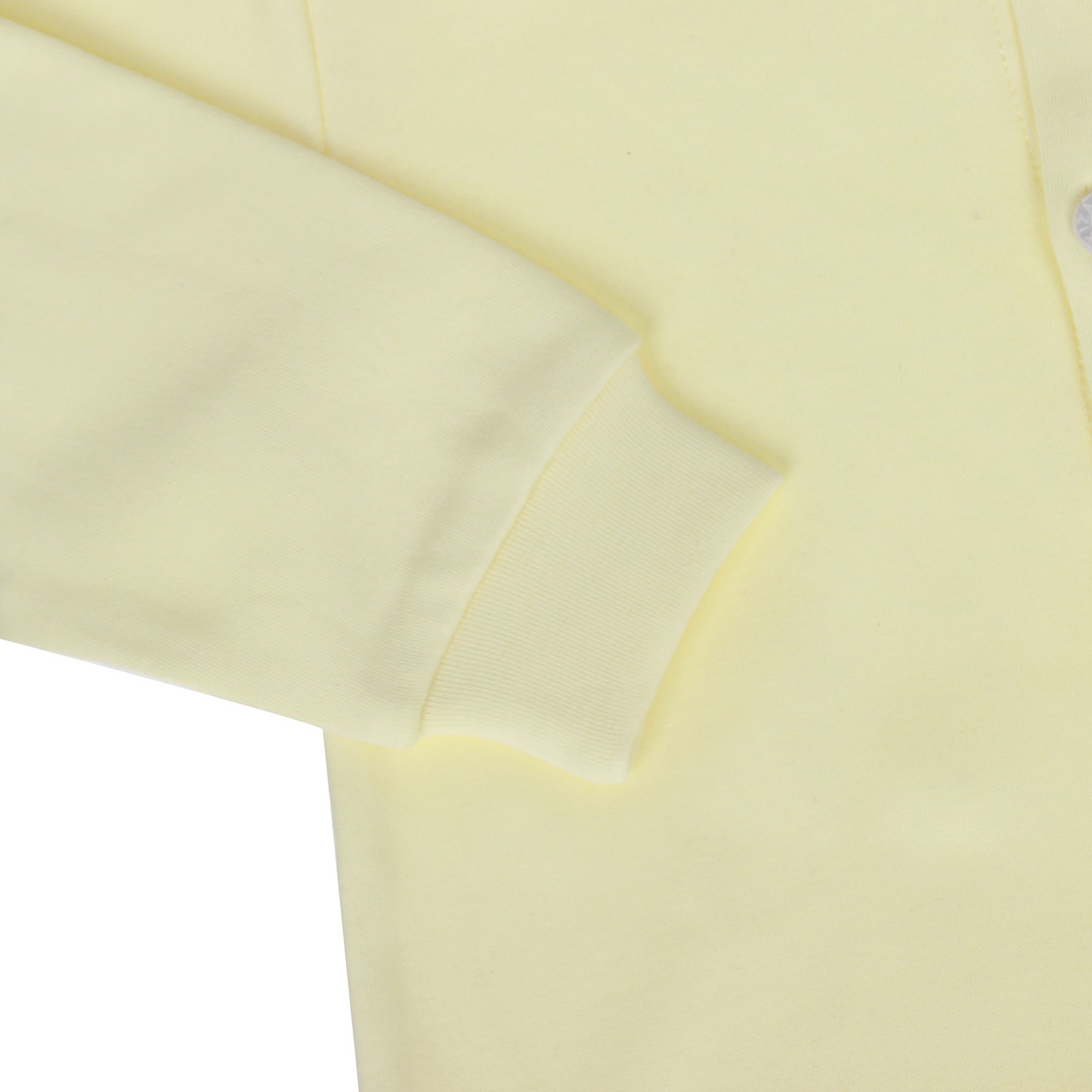 Áo sơ sinh cài giữa tay dài Kiza dày N16 (màu vàng) hình 3