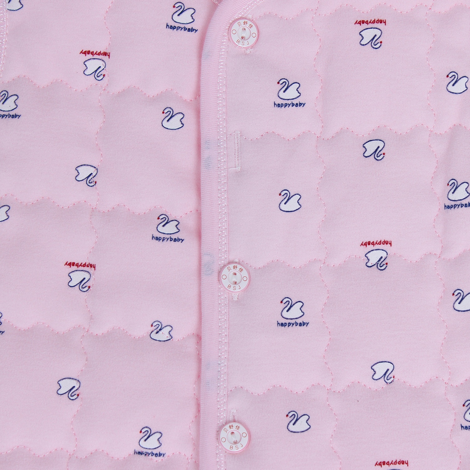 Áo gile bông màu hồng in hình thú cho bé gái hình 2