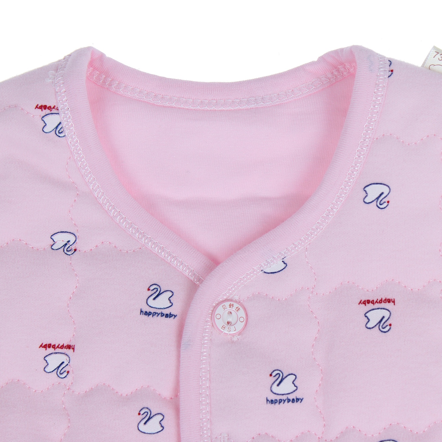 Áo gile bông màu hồng in hình thú cho bé gái hình 4