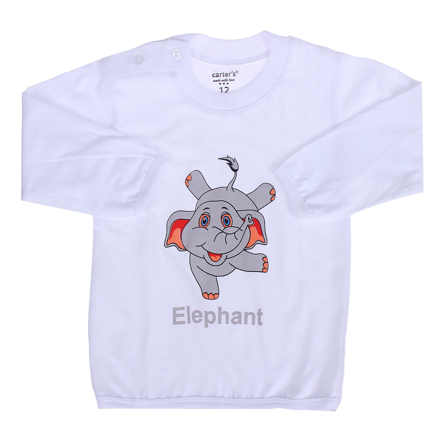 Áo sơ sinh cài vai tay dài Carter N01 hình 5