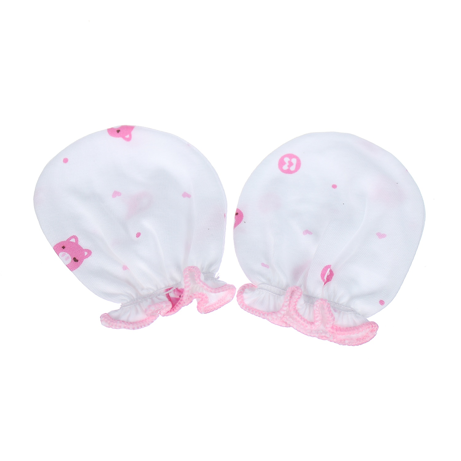 Bao tay chân cho bé KidsPlaza in hình chú heo (Trắng Hồng) hình 2