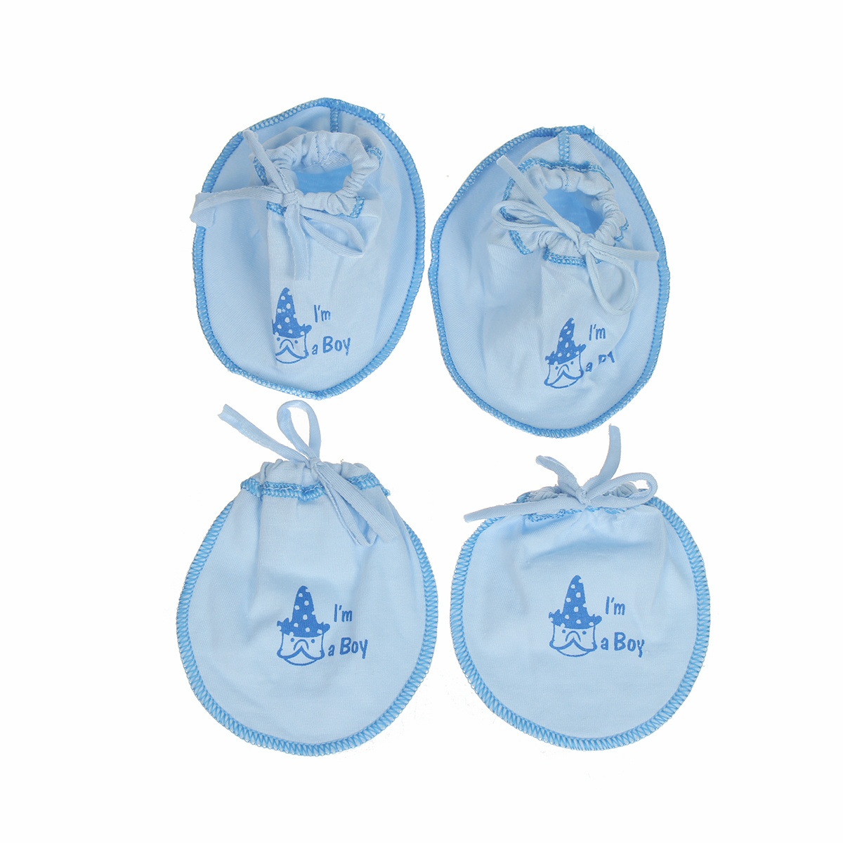 Bộ bao tay chân buộc dây Kidsplaza TM19 hình 4