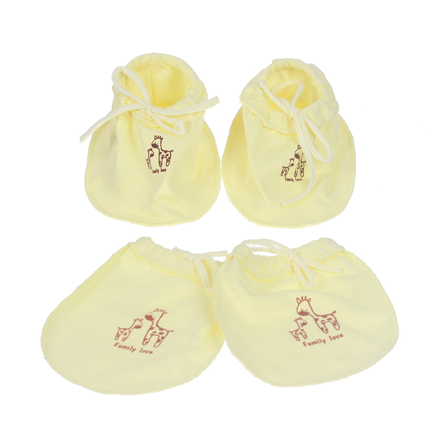 Bộ bao tay chân cotton Kiza  hình 1