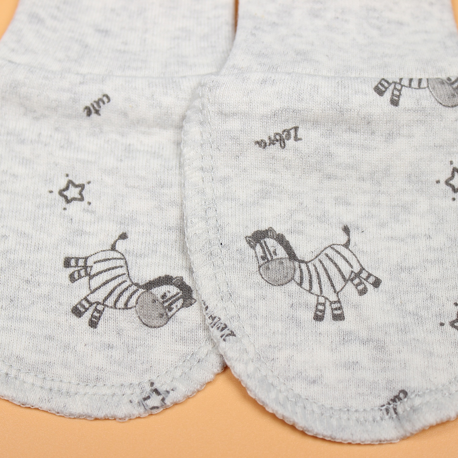 Set bao tay bao chân cho bé Mamago in hình ngựa vằn NĐ19 hình 3