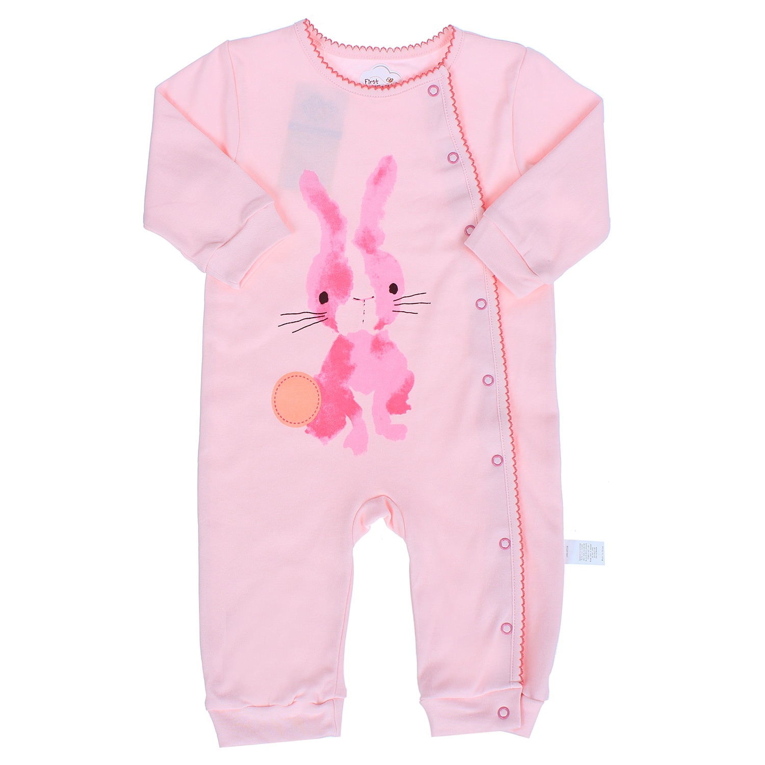 Bộ body bé gái thỏ hồng đáng yêu hình 1