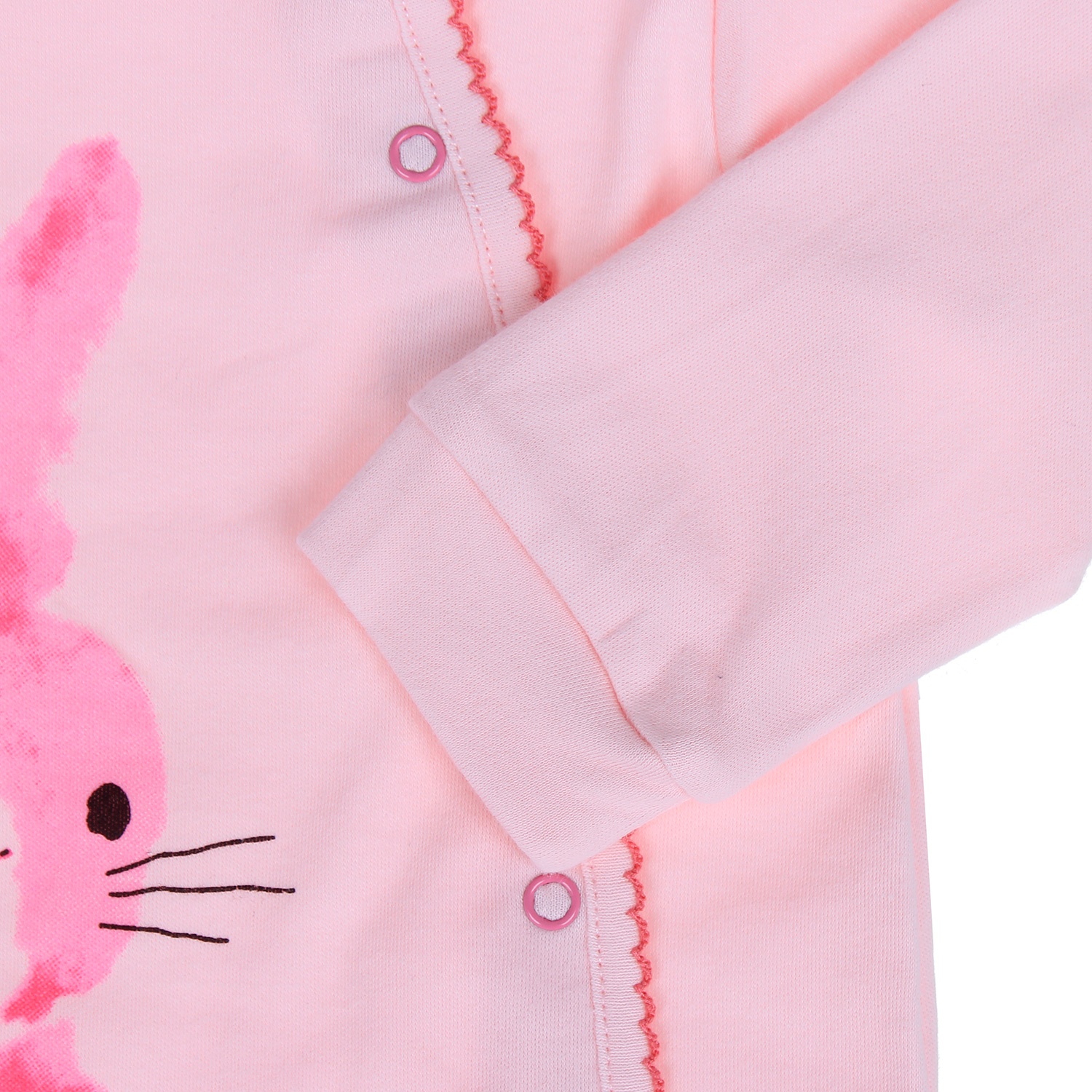 Bộ body bé gái thỏ hồng đáng yêu hình 2