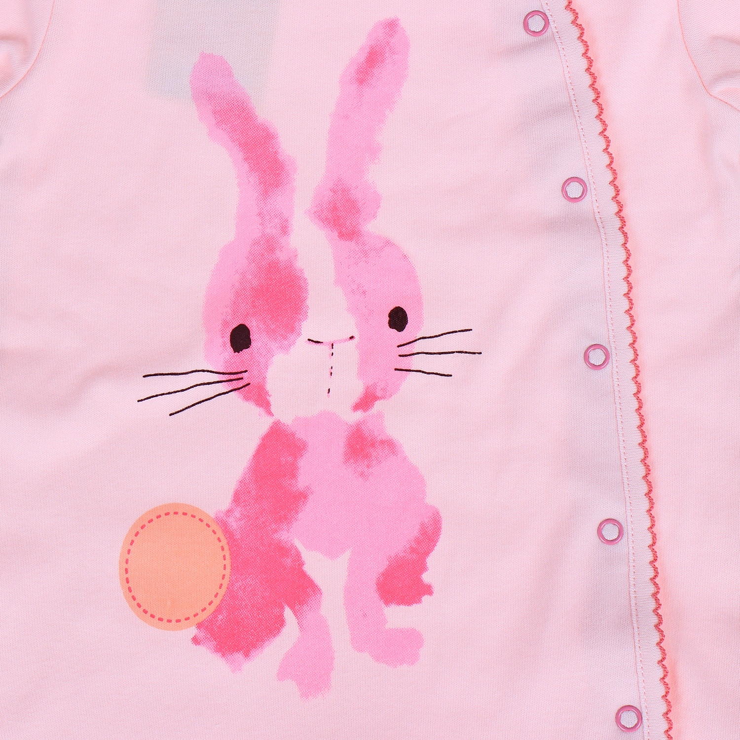 Bộ body bé gái thỏ hồng đáng yêu hình 3