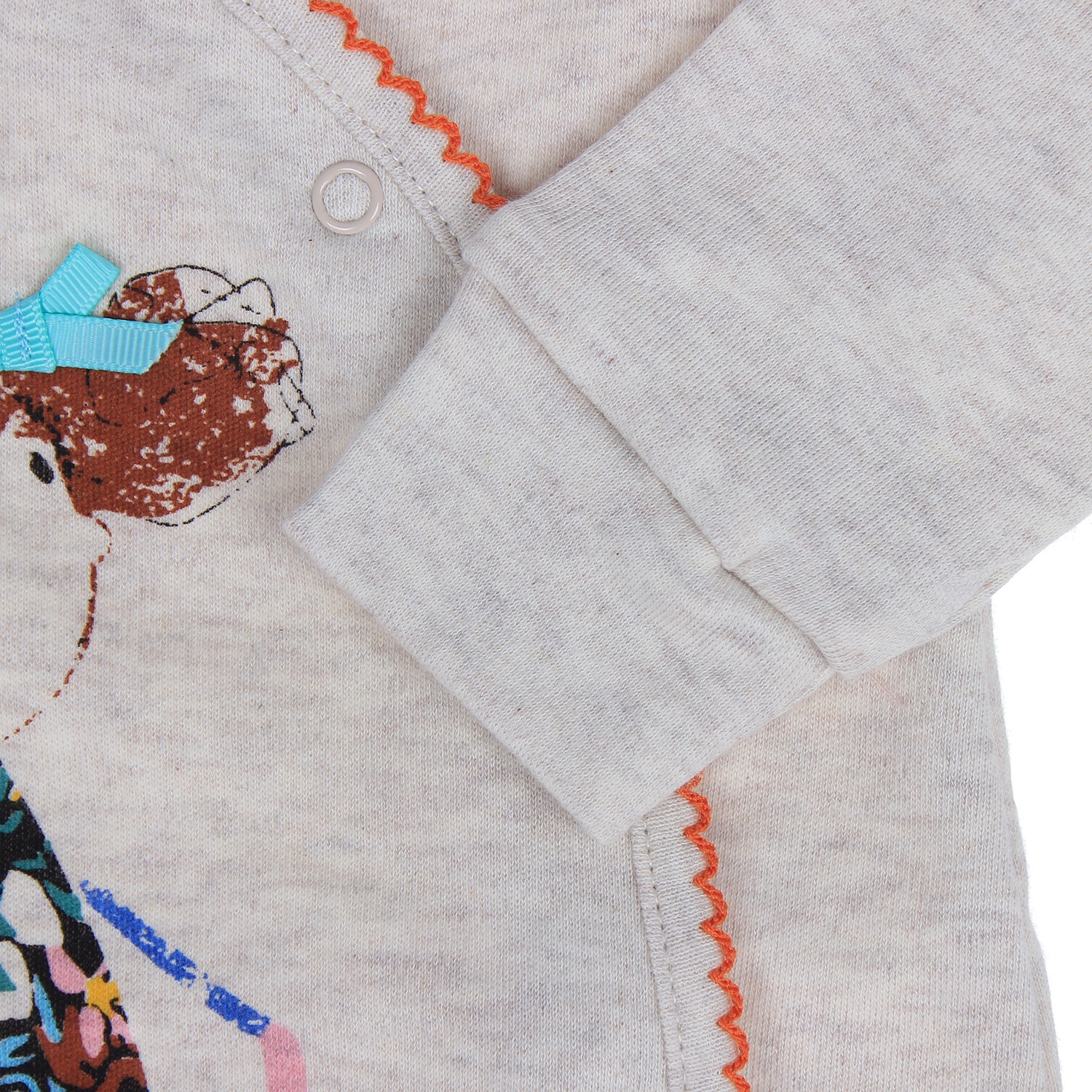 Bộ body in hình bé gái đáng yêu hình 2