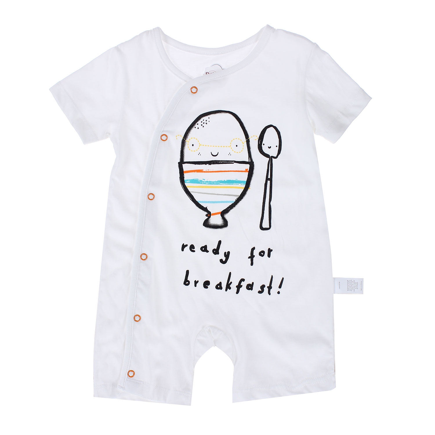 Bộ body ngắn tay in hình họa tiết hình 1