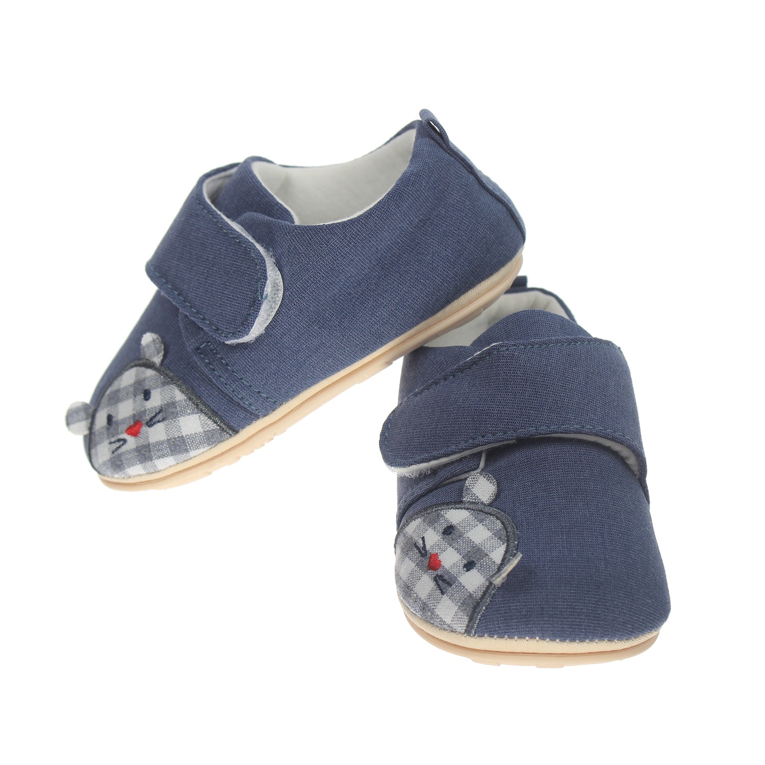 Giầy tập đi Mamago K13 hình Chuột Caro size 13 (Xanh) hình 2