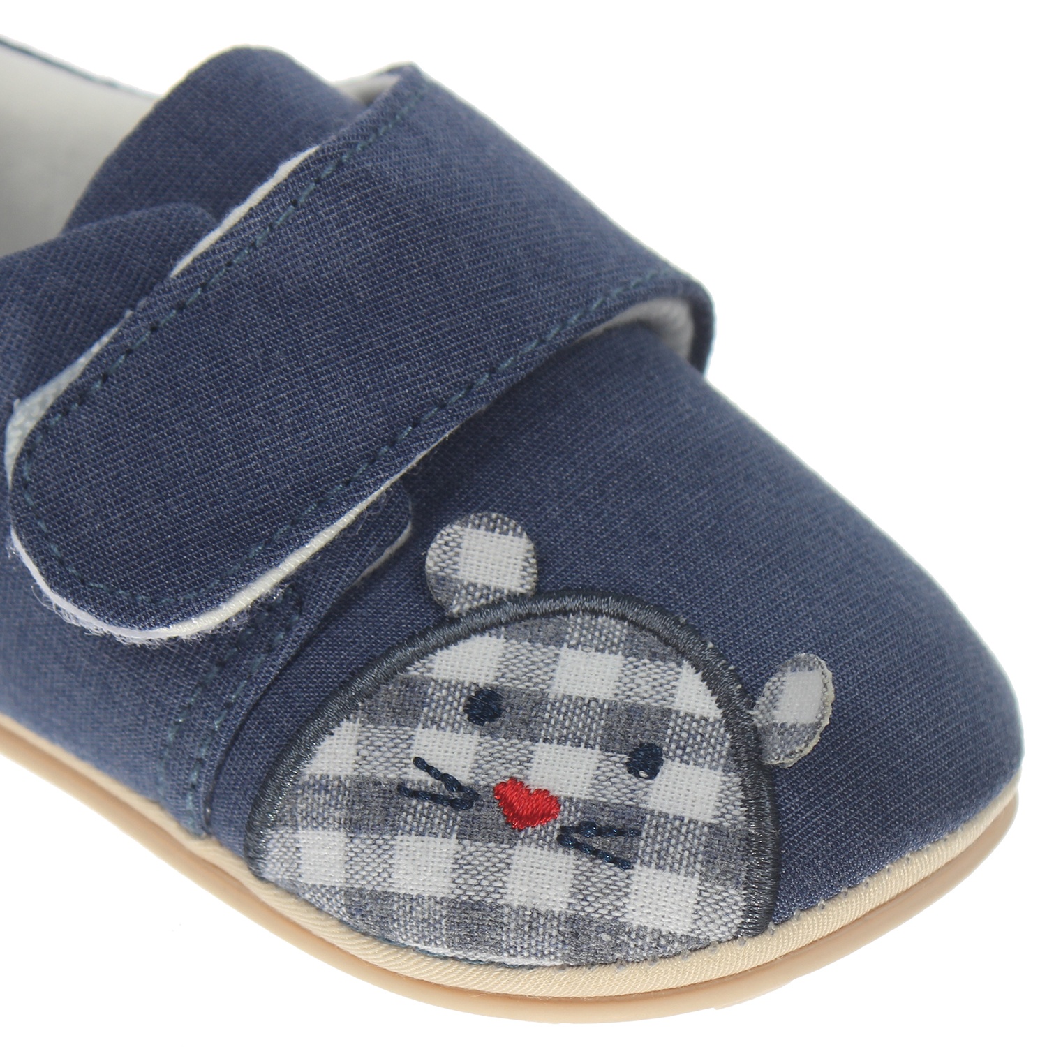 Giầy tập đi Mamago K13 hình Chuột Caro size 13 (Xanh) hình 3