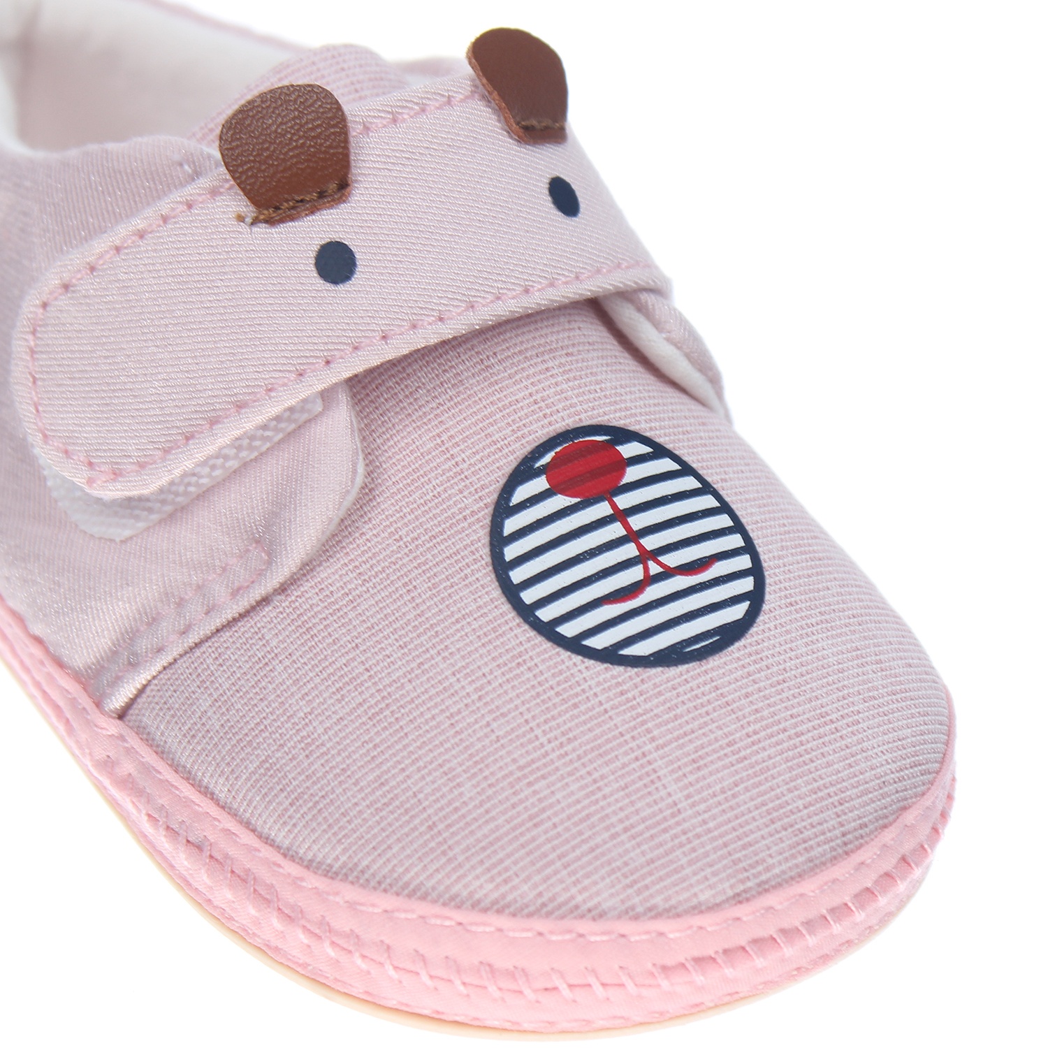 Giày tập đi Mamago K14 in hình Gấu size 17 (Hồng) hình 3