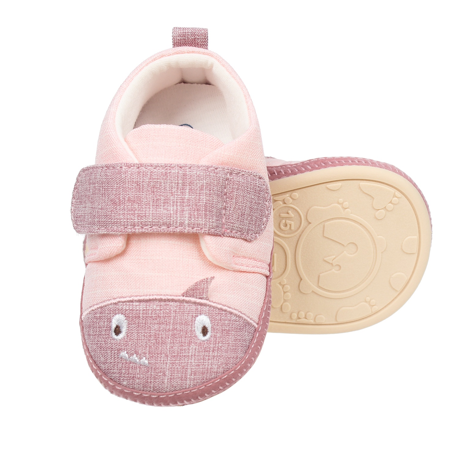 Giầy tập đi Mamago K16 hình Cá Mập Belt (Hồng) hình 2