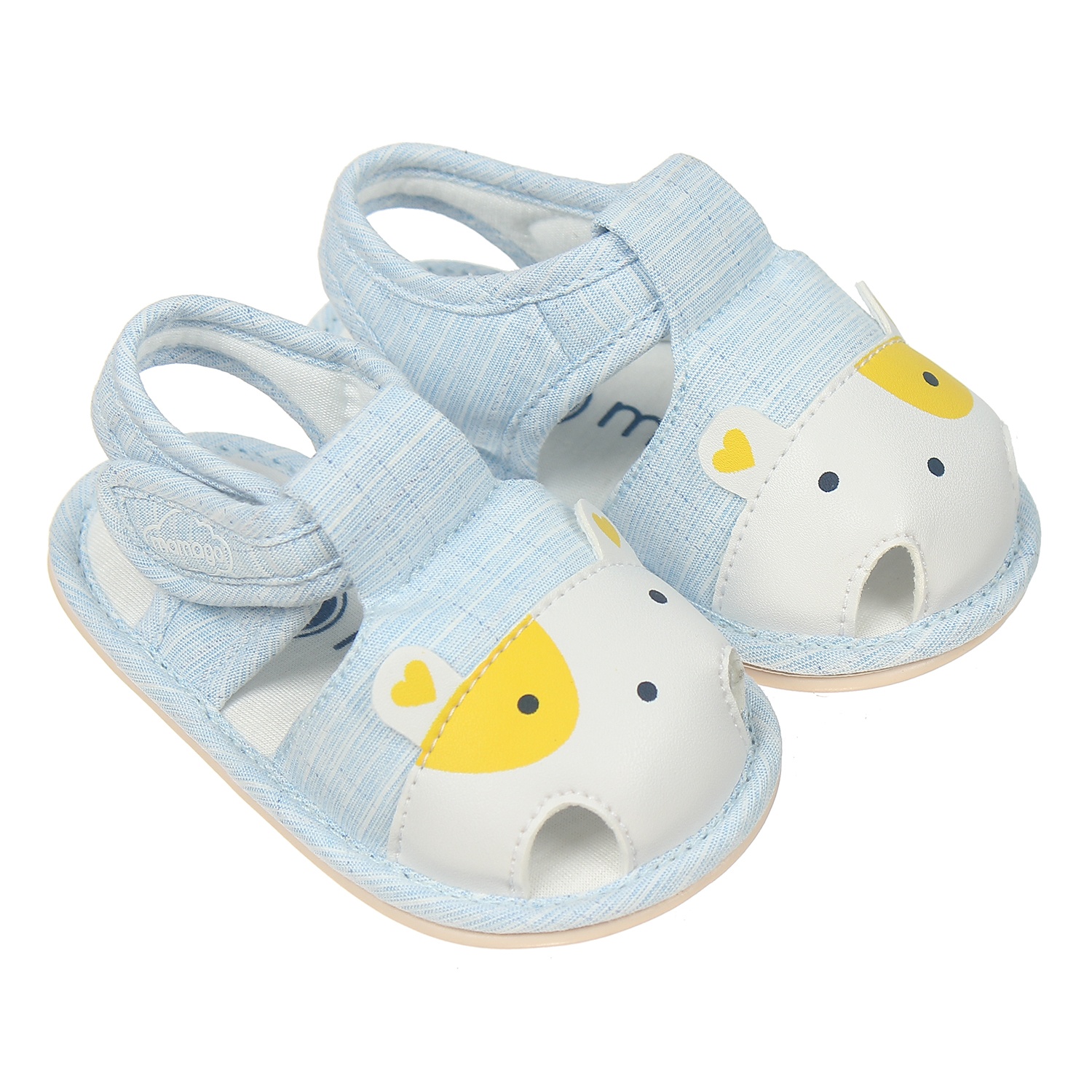 Sandal tập đi bé trai Mamago hình cún K08 Xanh S13 hình 1