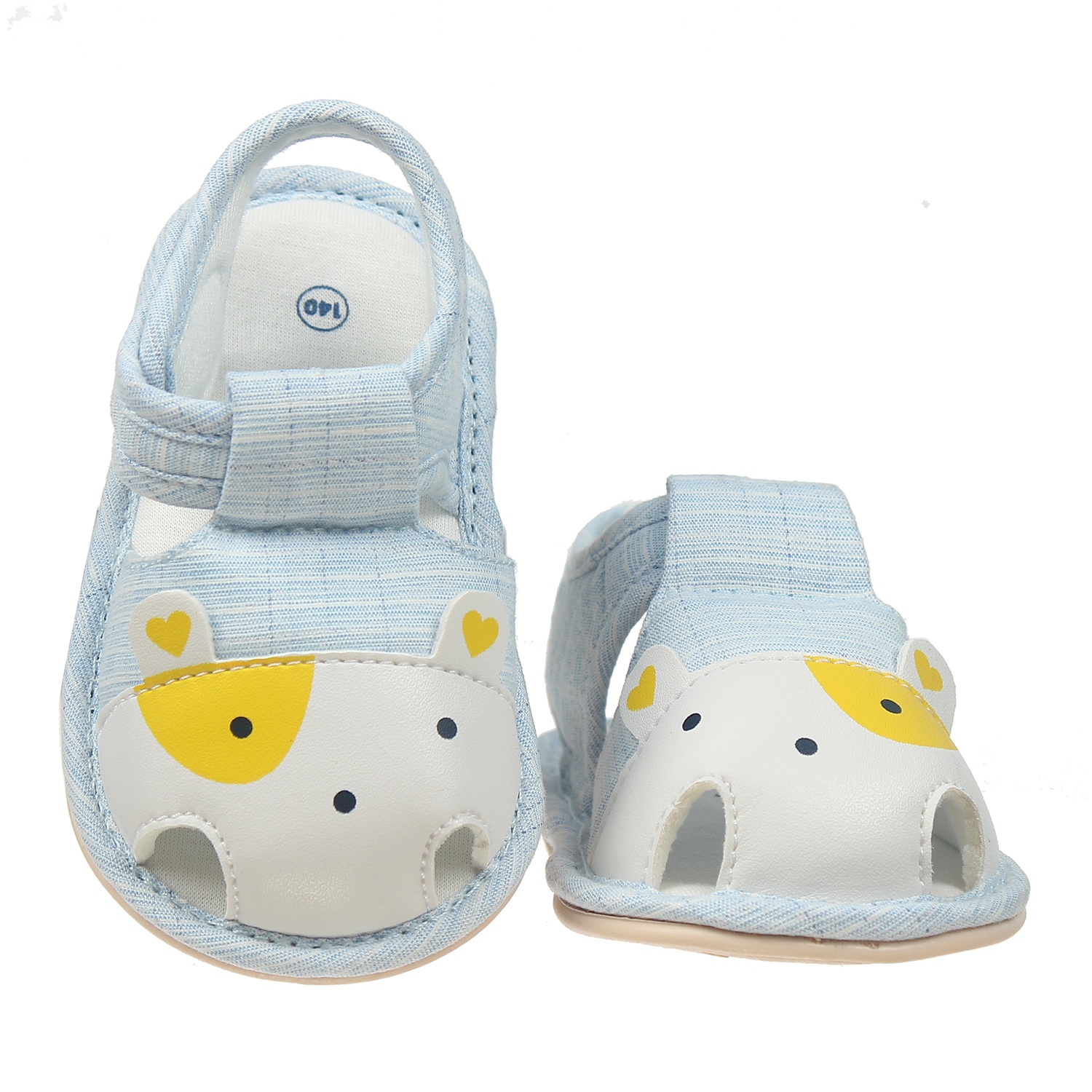 Sandal tập đi bé trai Mamago hình cún K08 Xanh S13 hình 2