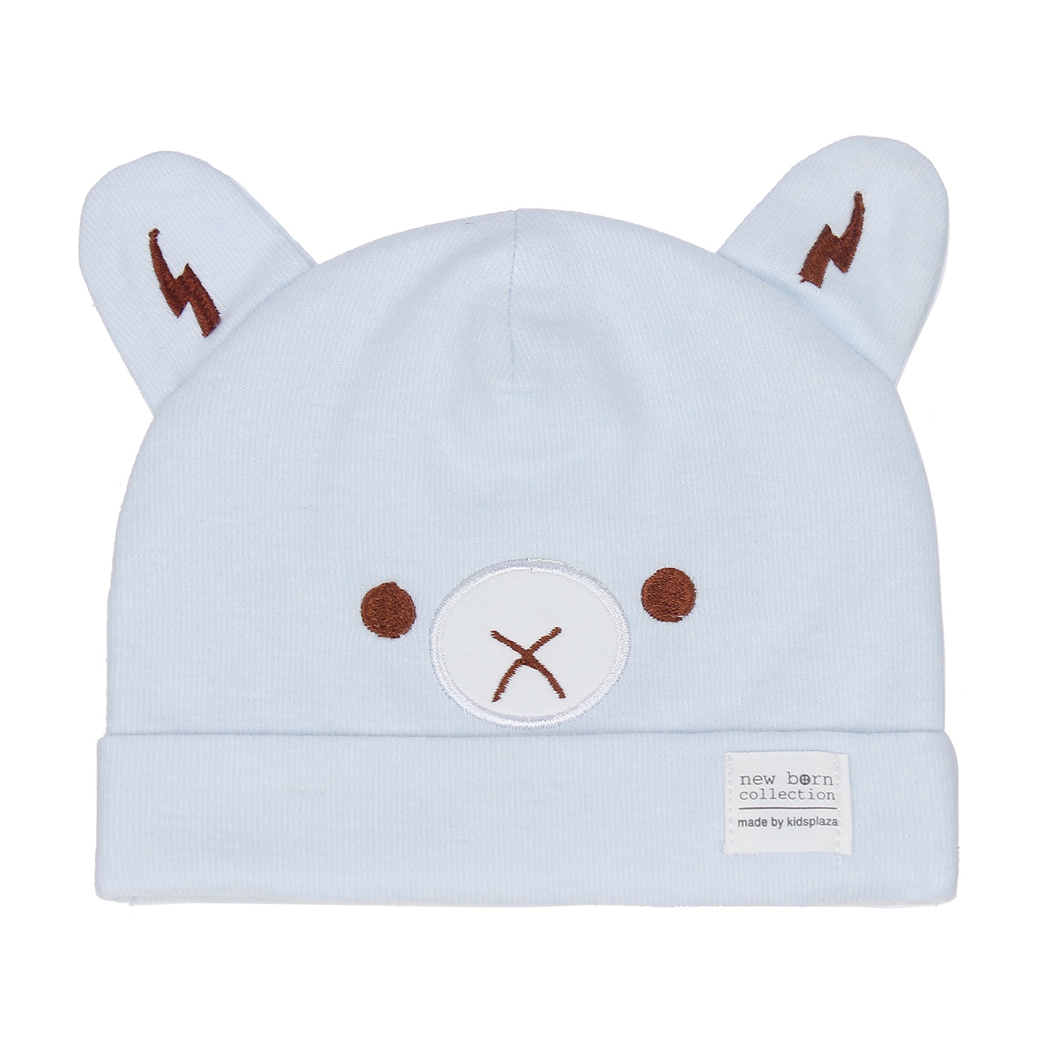 Mũ sơ sinh dày thêu hình gấu KidsPlaza HN20D (6-12M) hình 3