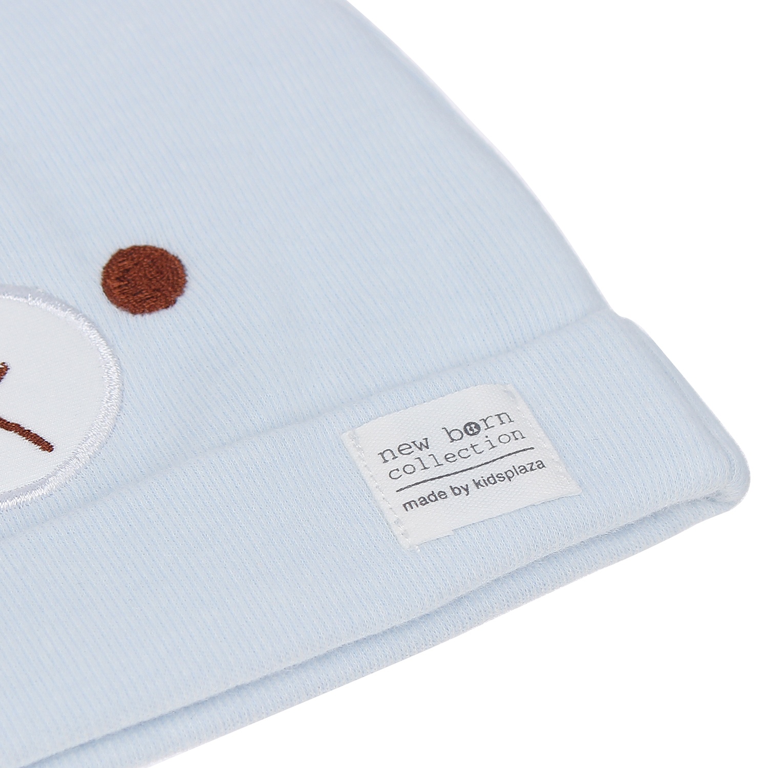 Mũ sơ sinh dày thêu hình gấu KidsPlaza HN20D (6-12M) hình 2