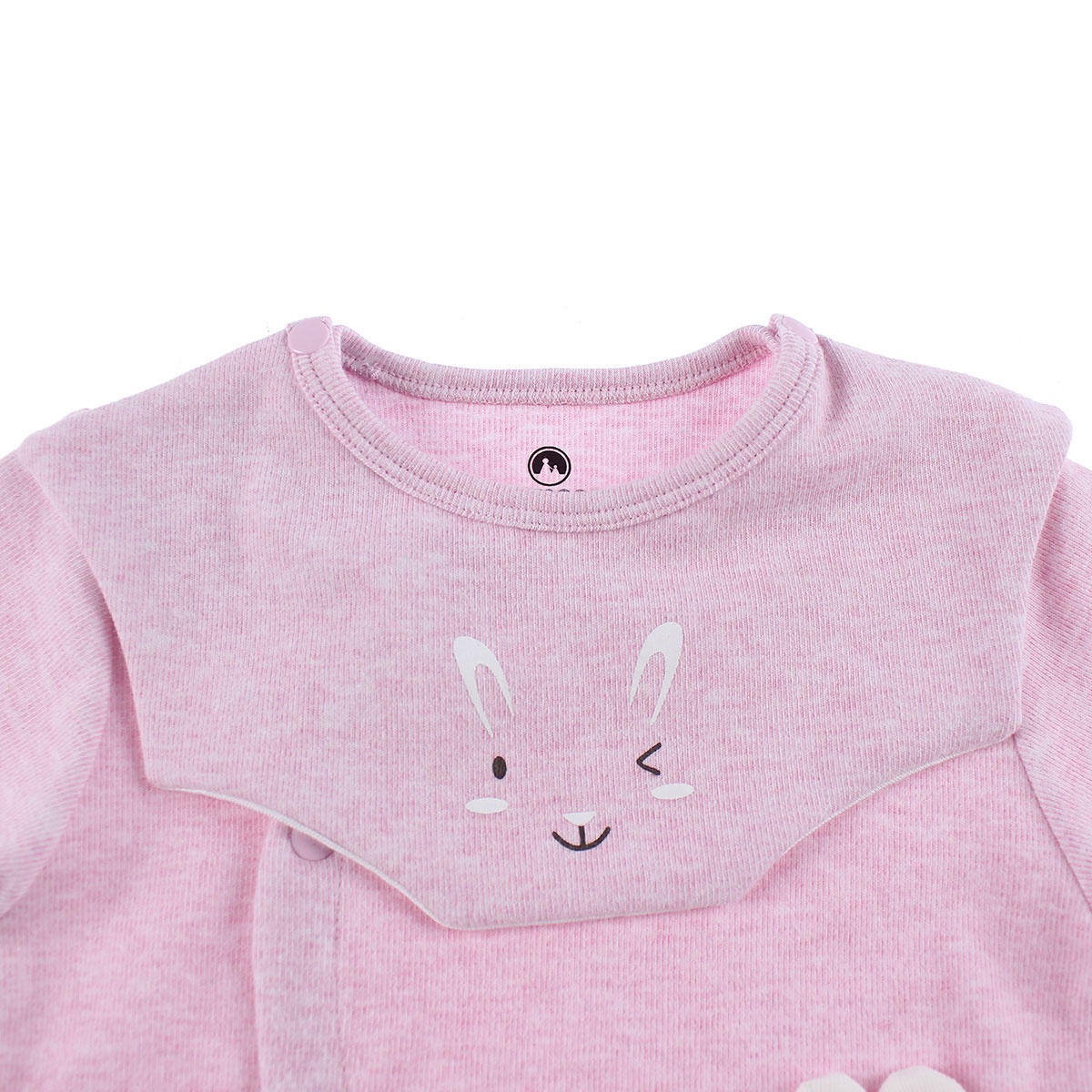 Bộ body Mamago cotton nhung yếm trơn HN19D (Hồng) Bộ body Mamago cotton nhung yếm trơn HN19D (Hồng) hình 2