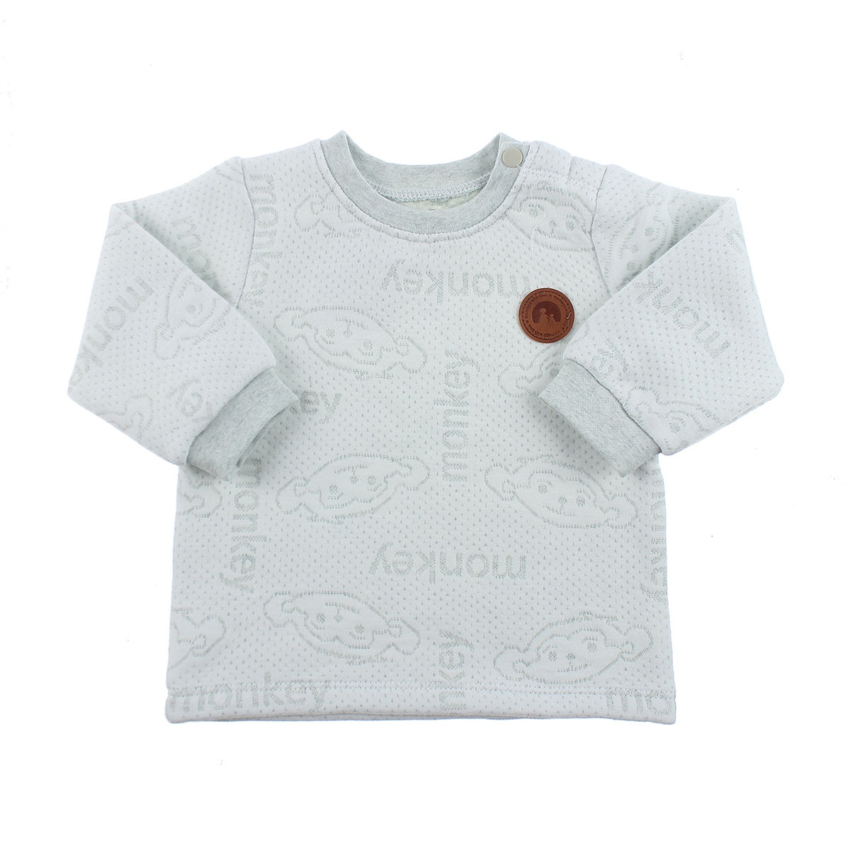 Bộ trần bông Mamago HN19D in hình monkey (Xanh)