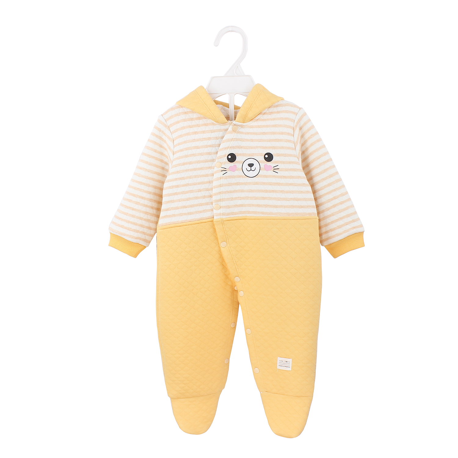 Body sơ sinh bông có mũ voi KidsPlaza HN20D hình 3