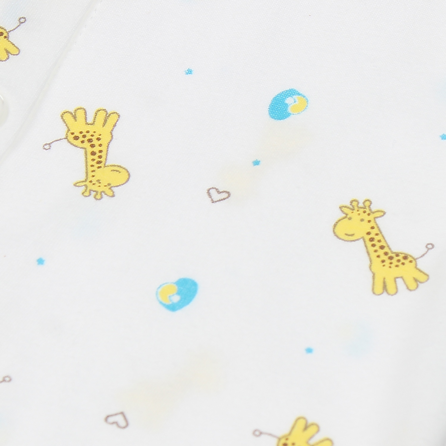 Áo cộc Kiza in hình chú hươu cao cổ (Trắng vàng) 12-18M hình 2