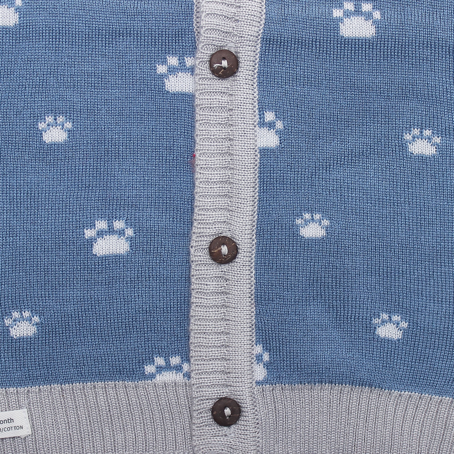 Áo gile len sơ sinh Mamago ND19 (Xanh hàn quốc) hình 1