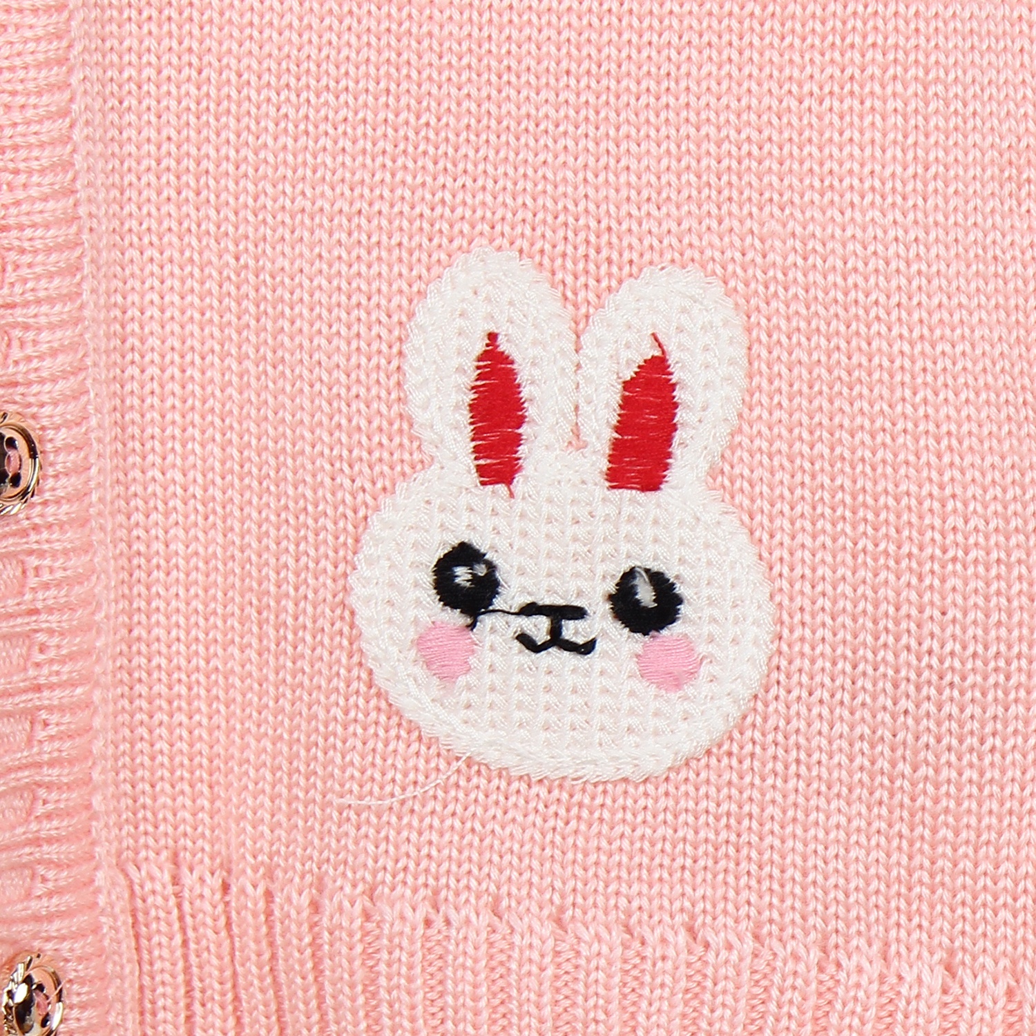 Áo len gile sơ sinh Mamago (màu cam nhạt) hình 5