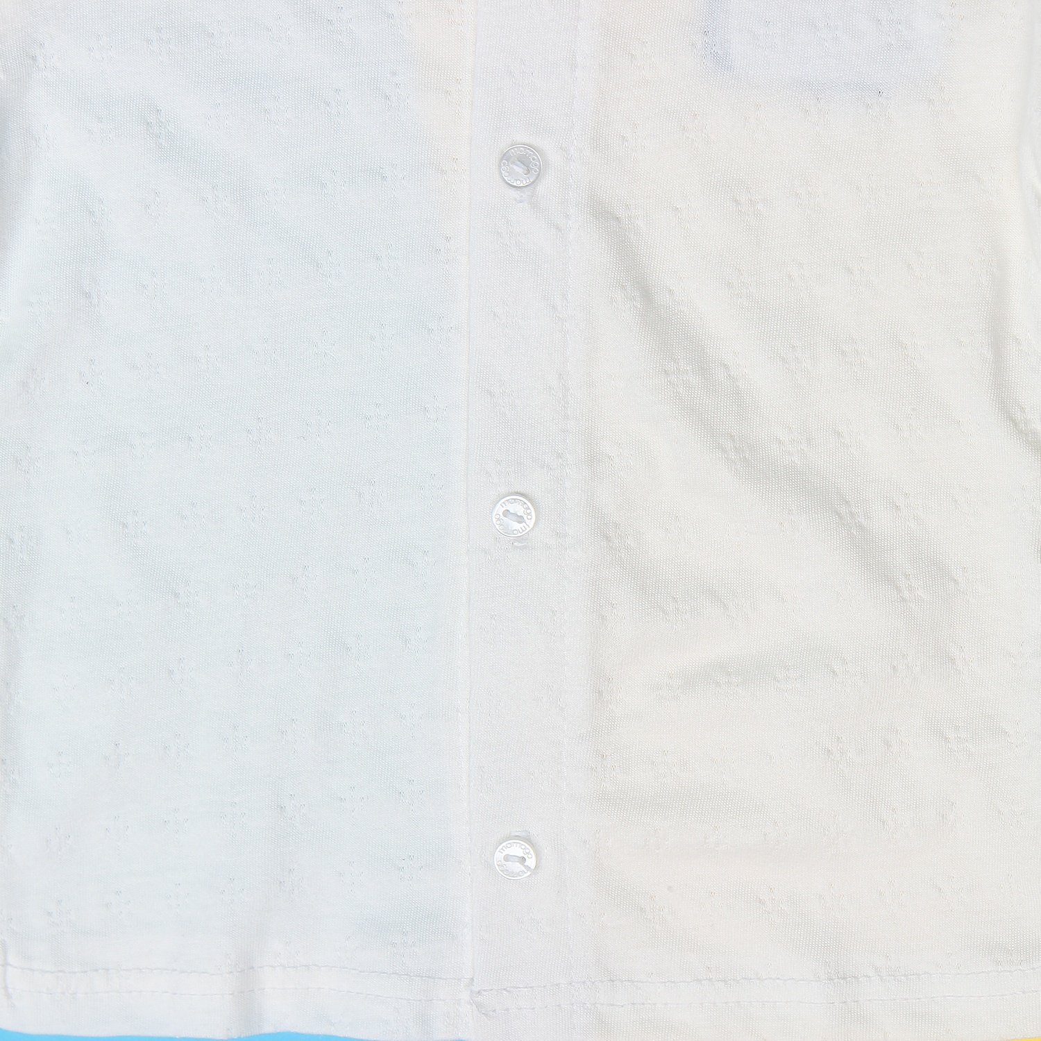 Áo sơ sinh cho bé cài giữa tay dài Mamago Vivian K19 (Trắng) hình 2