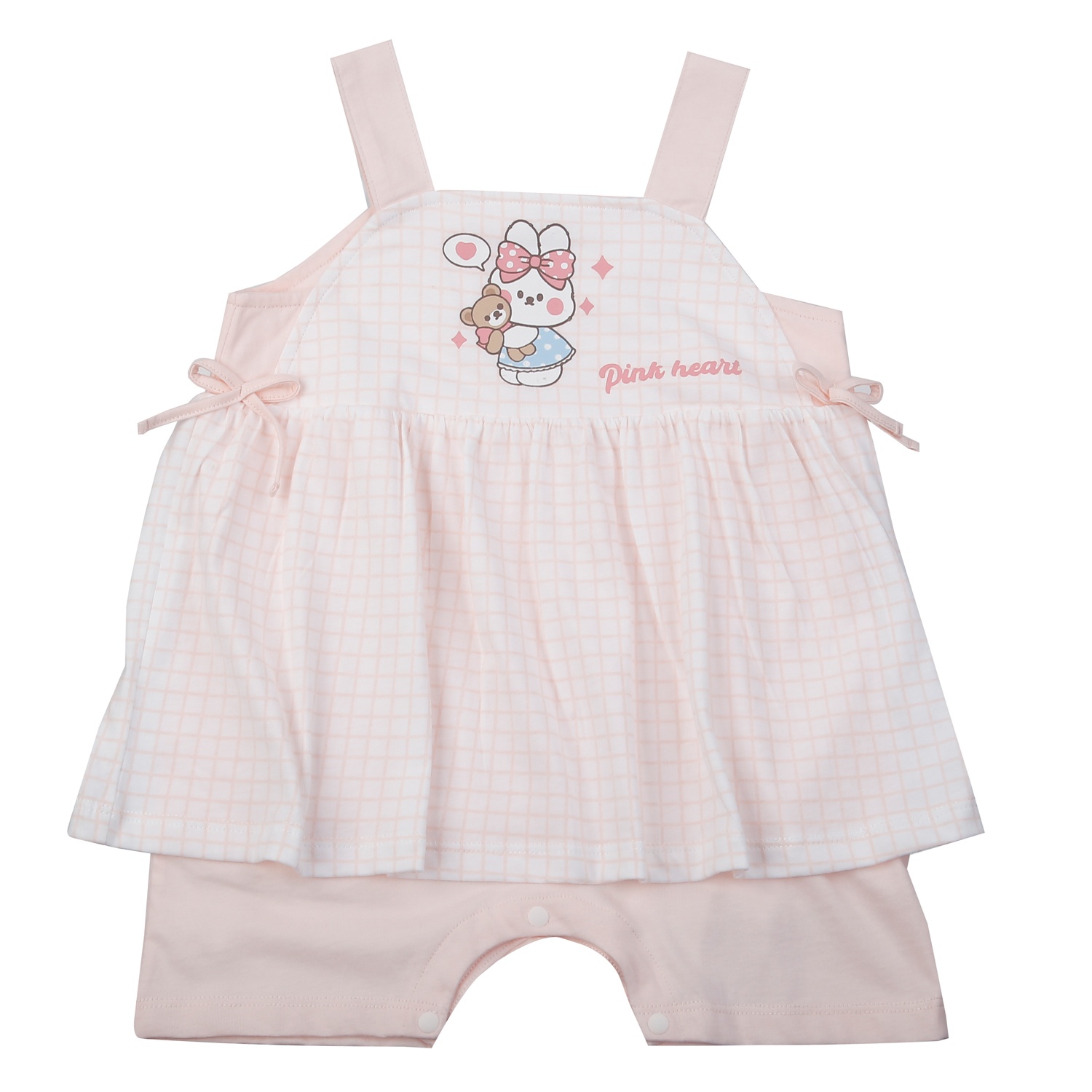Bộ body bé gái KidsPlaza in thỏ BA25H (Hồng) hình 1