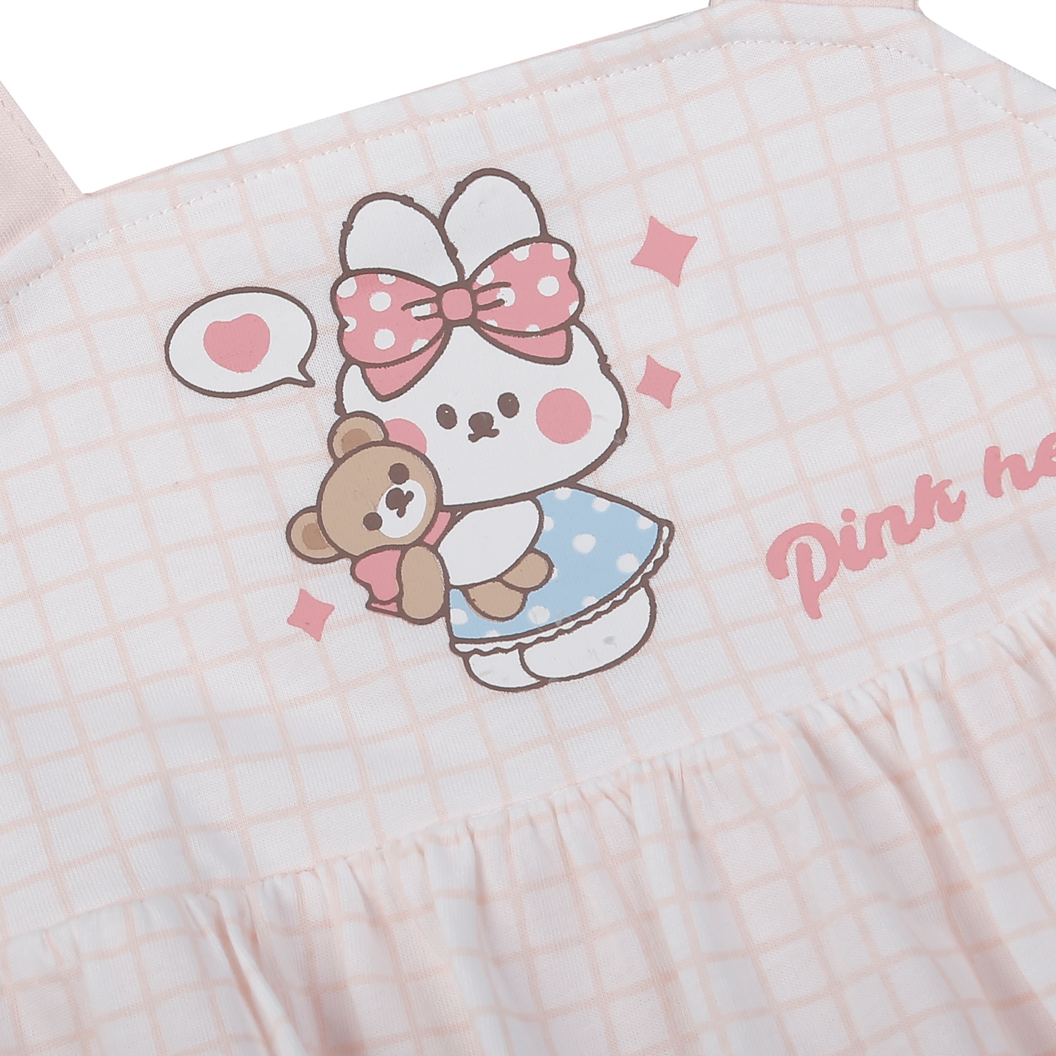 Bộ body bé gái KidsPlaza in thỏ BA25H (Hồng) hình 2