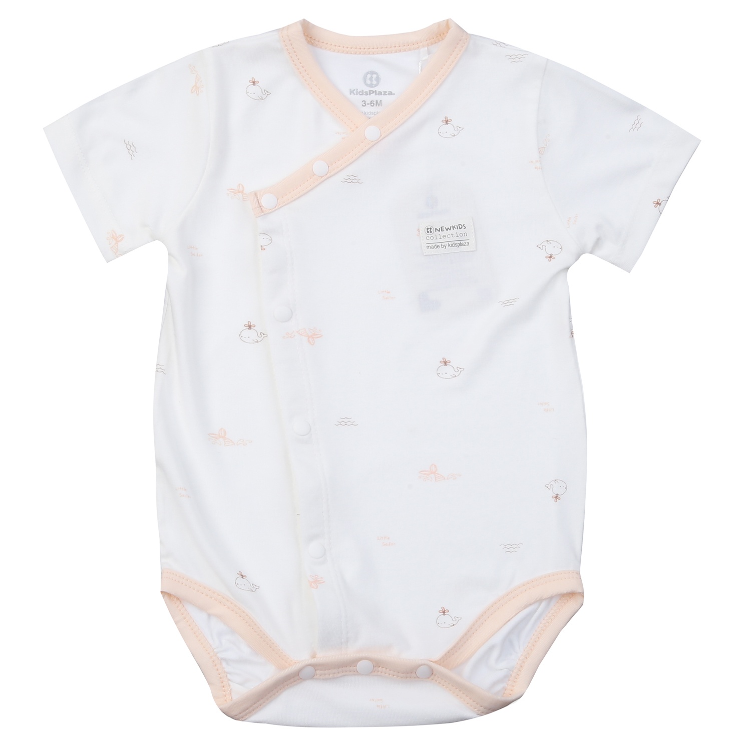 Bộ body bẹn bé gái KidsPlaza Otis ND25H (Trắng) hình 1