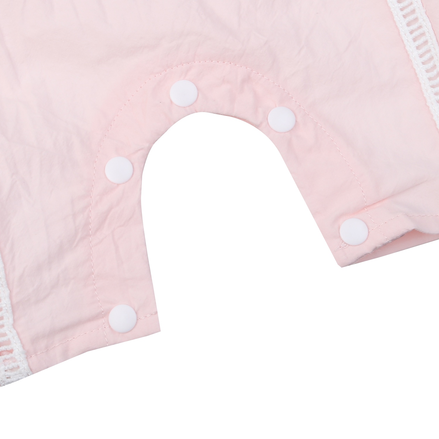 Bộ body cộc bé gái KidsPlaza phối bèo HN25H (Hồng) hình 3