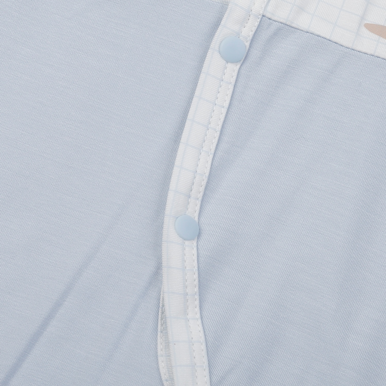 Bộ body dài tay bé trai KidsPlaza cài chéo M25H (Xanh) hình 2