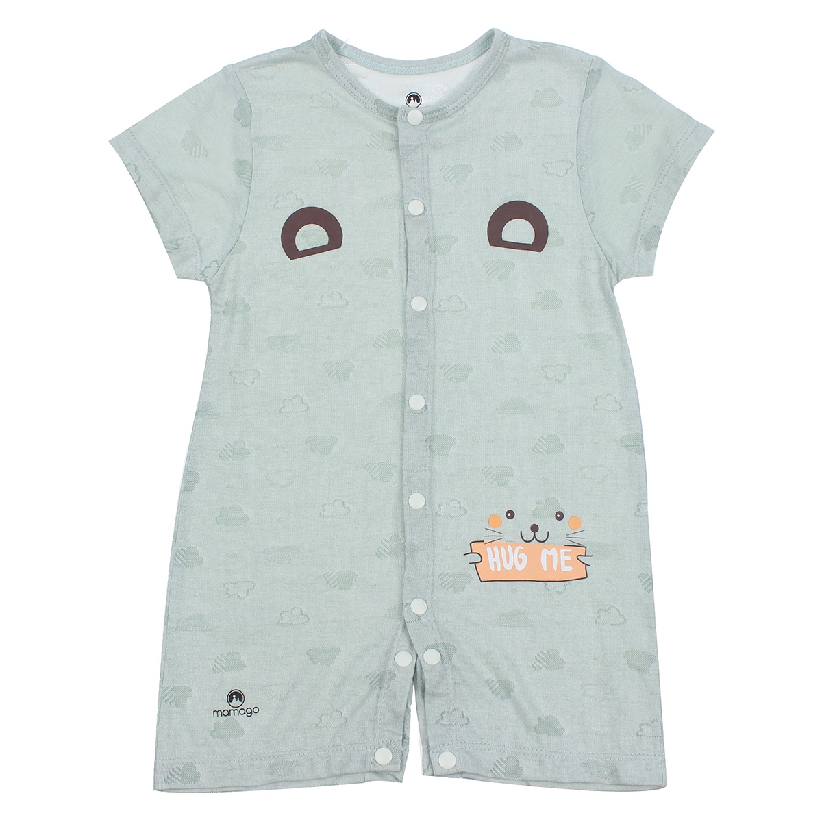 Bộ Body Neil cộc tay Mamago HN20H 9-12M (Xanh Hàn Quốc) hình 1