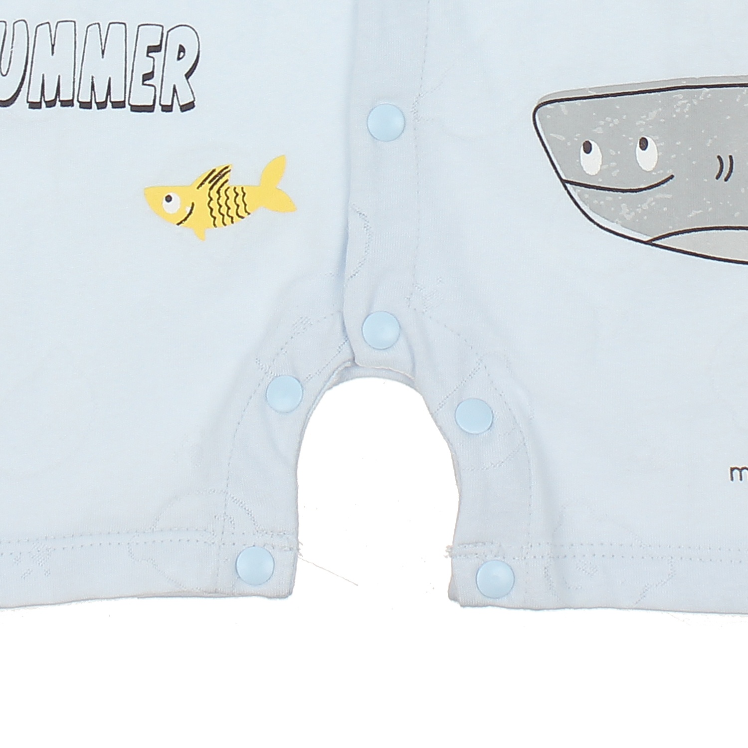 Bộ Body neil gấu cộc tay Mamago HN20H 3-6M (Xanh Dương) hình 3