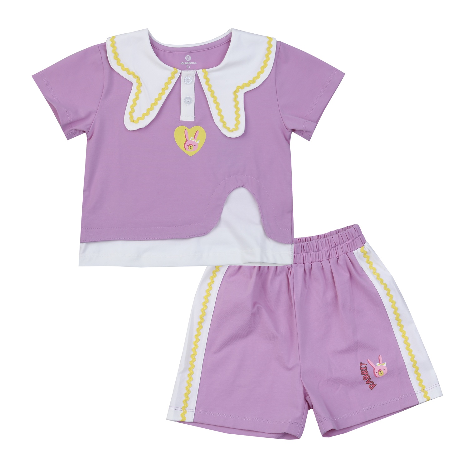 Bộ cộc bé gái KidsPlaza in Rabbit TT25H (Tím) hình 1