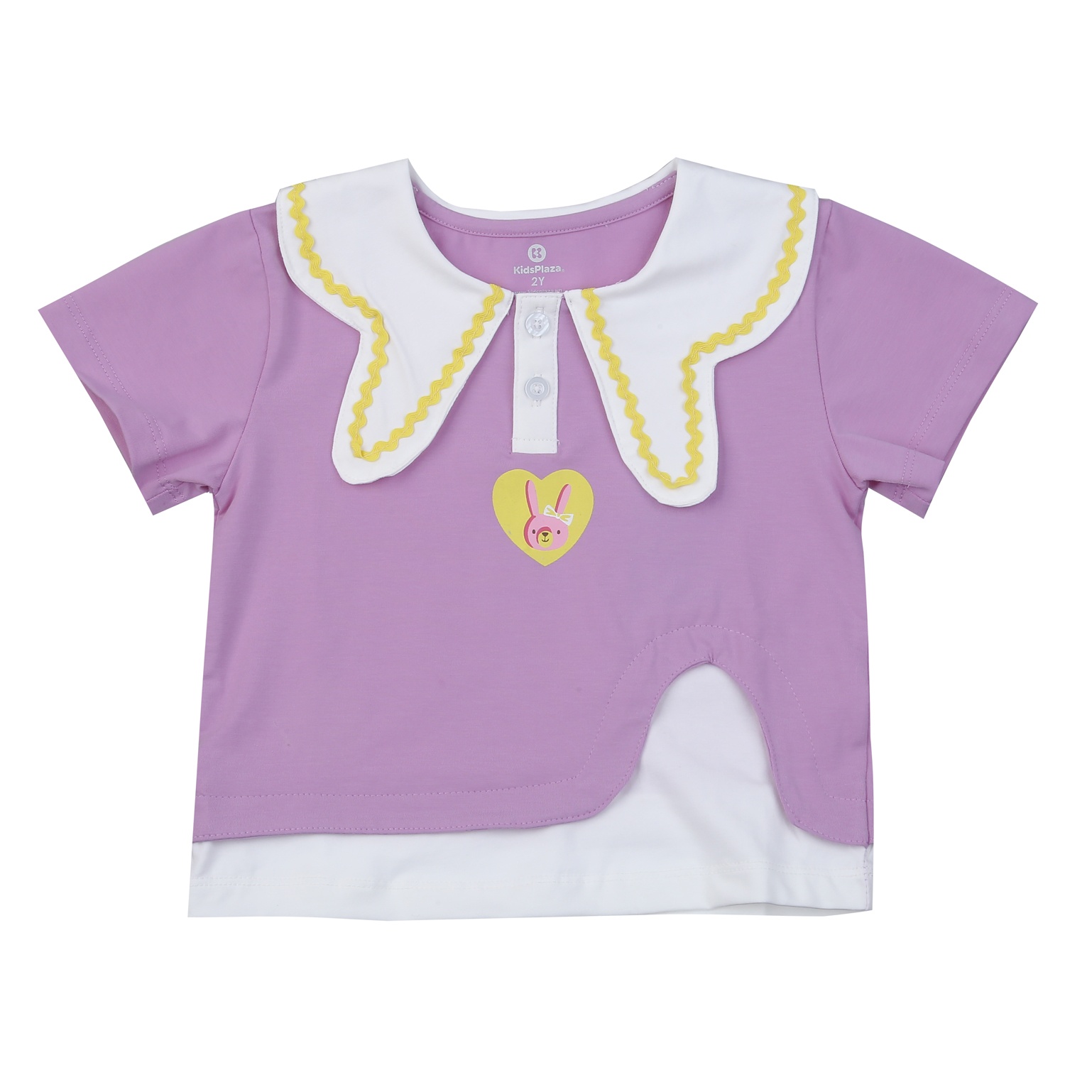 Bộ cộc bé gái KidsPlaza in Rabbit TT25H (Tím) hình 2