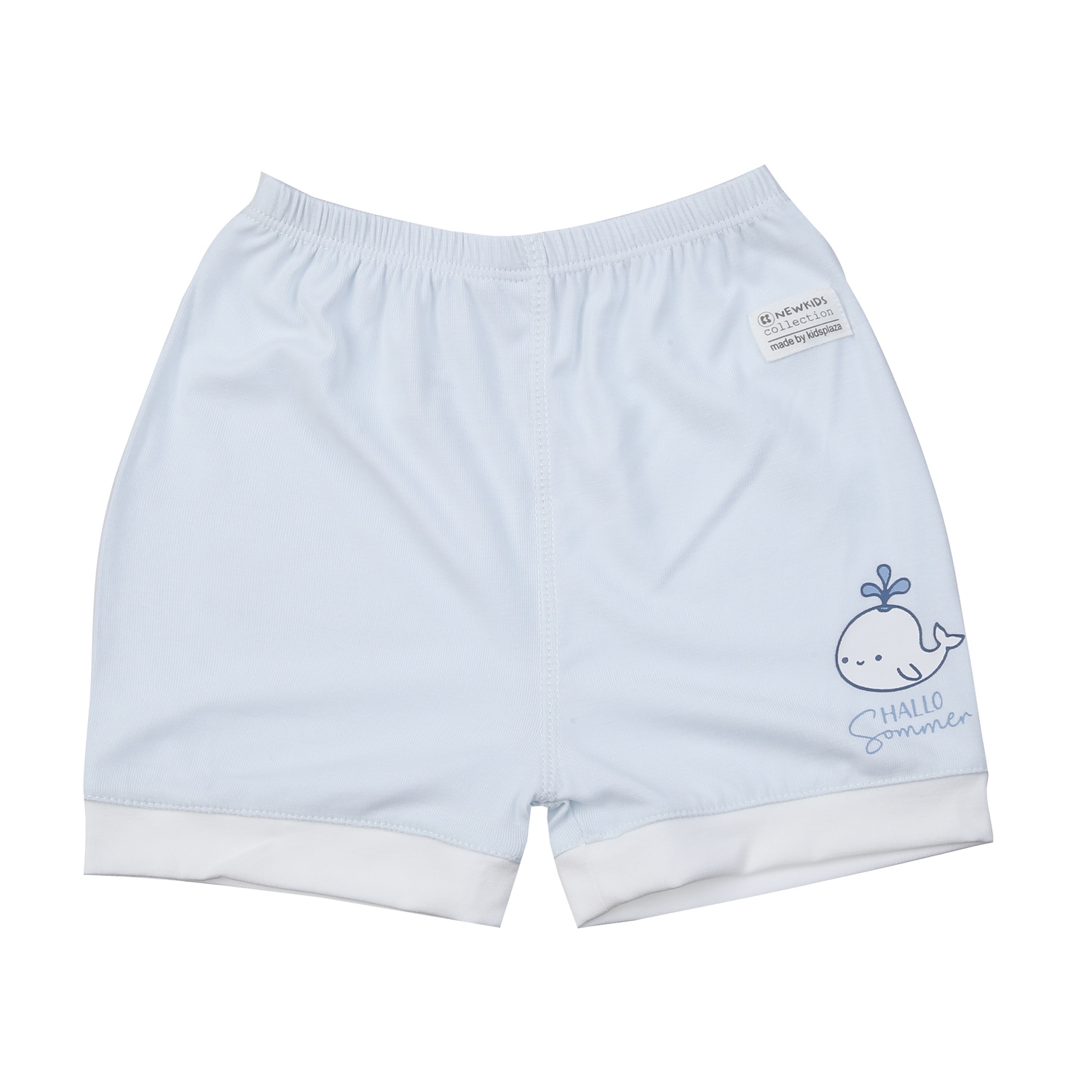 Bộ cộc cài chéo bé trai KidsPlaza in cá heo ND25H (Xanh) hình 4