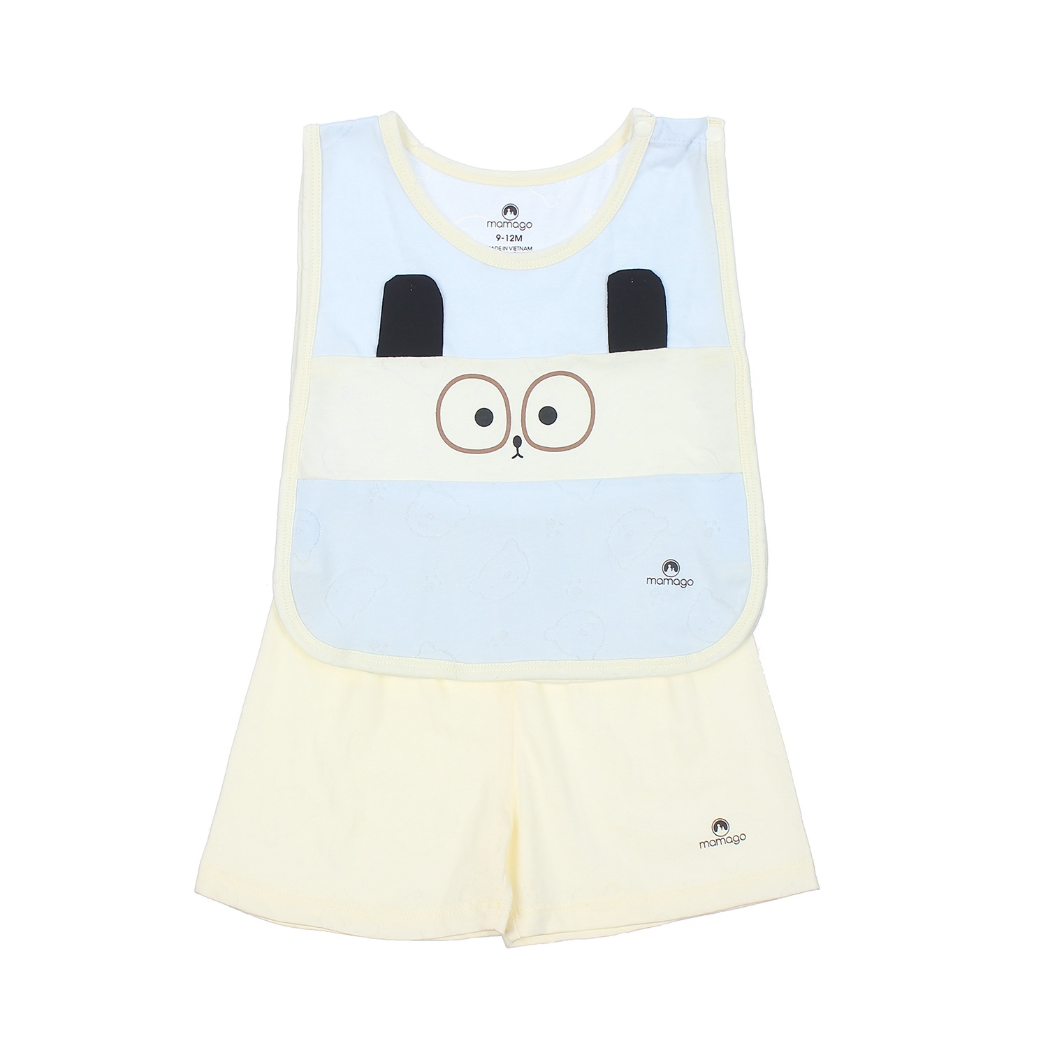 Bộ quần áo balo Neil gấu Mamago HN20H 6-9M (Vàng) hình 1