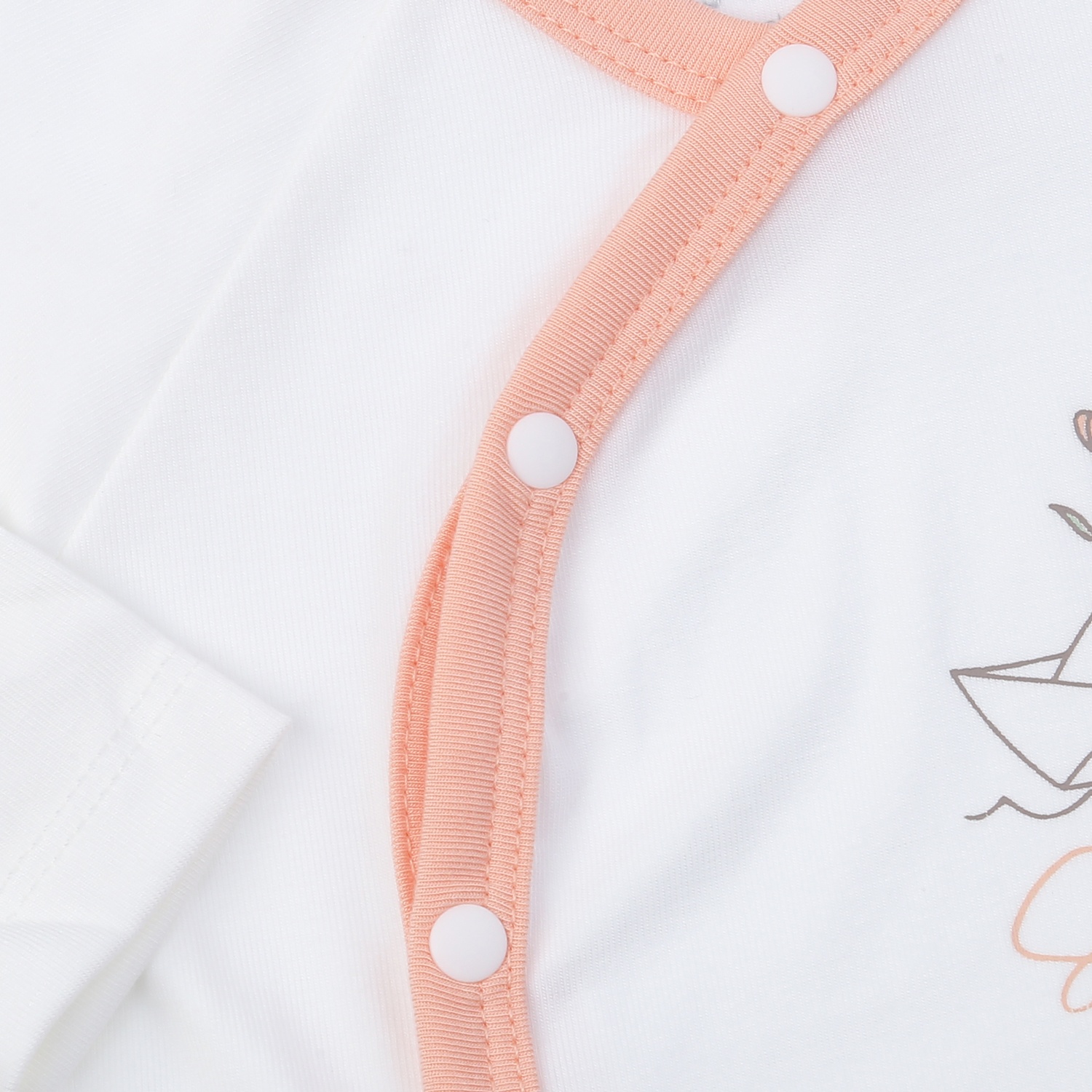 Bộ quần áo sơ sinh KidsPlaza Otis ND25H (Trắng) hình 2