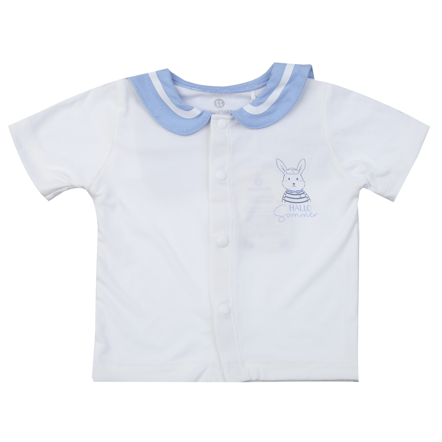 Bộ quần áo bé trai KidsPlaza Otis ND25H (Trắng) hình 2