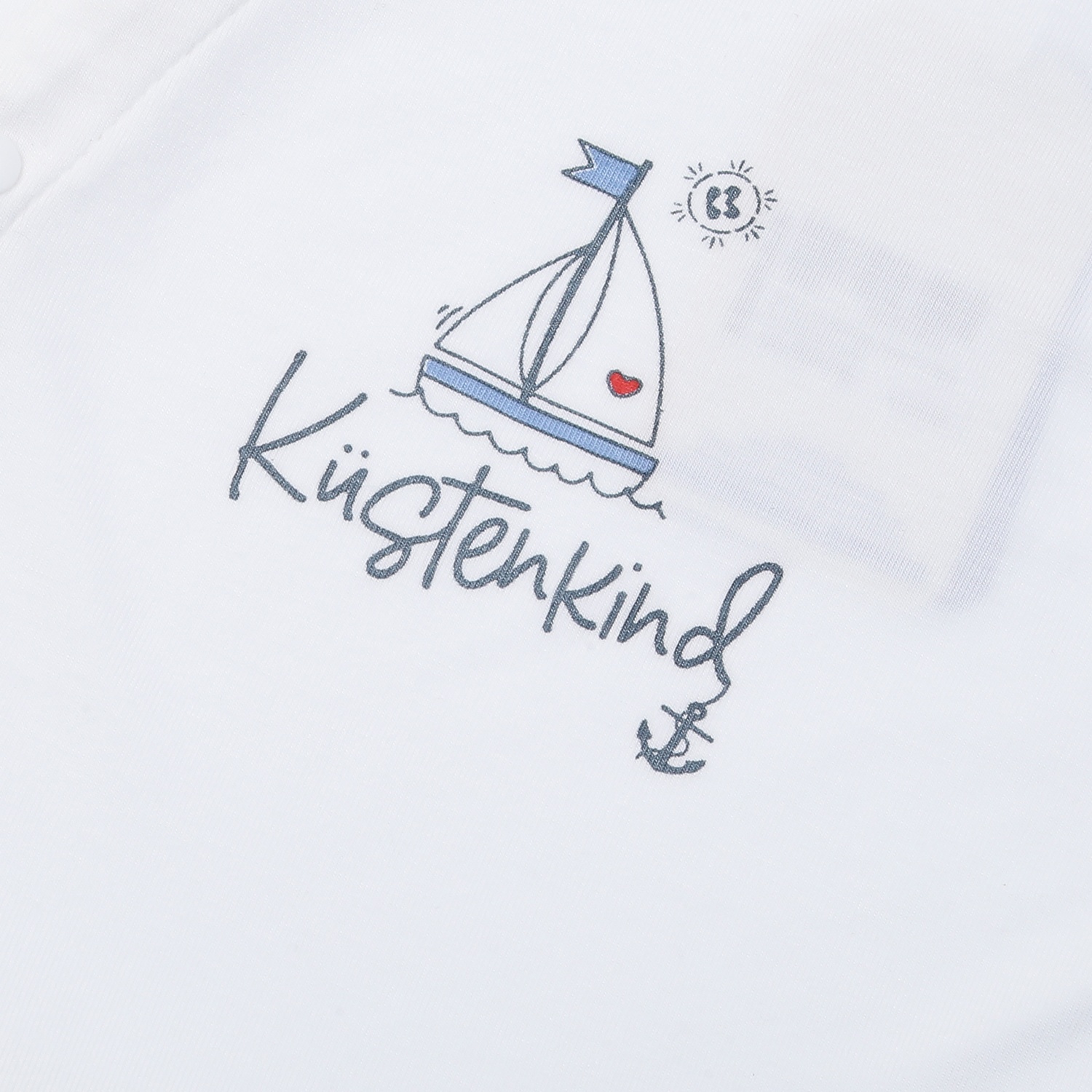 Bộ quần áo cộc cài chéo KidsPlaza Otis ND25H (Trắng) hình 4