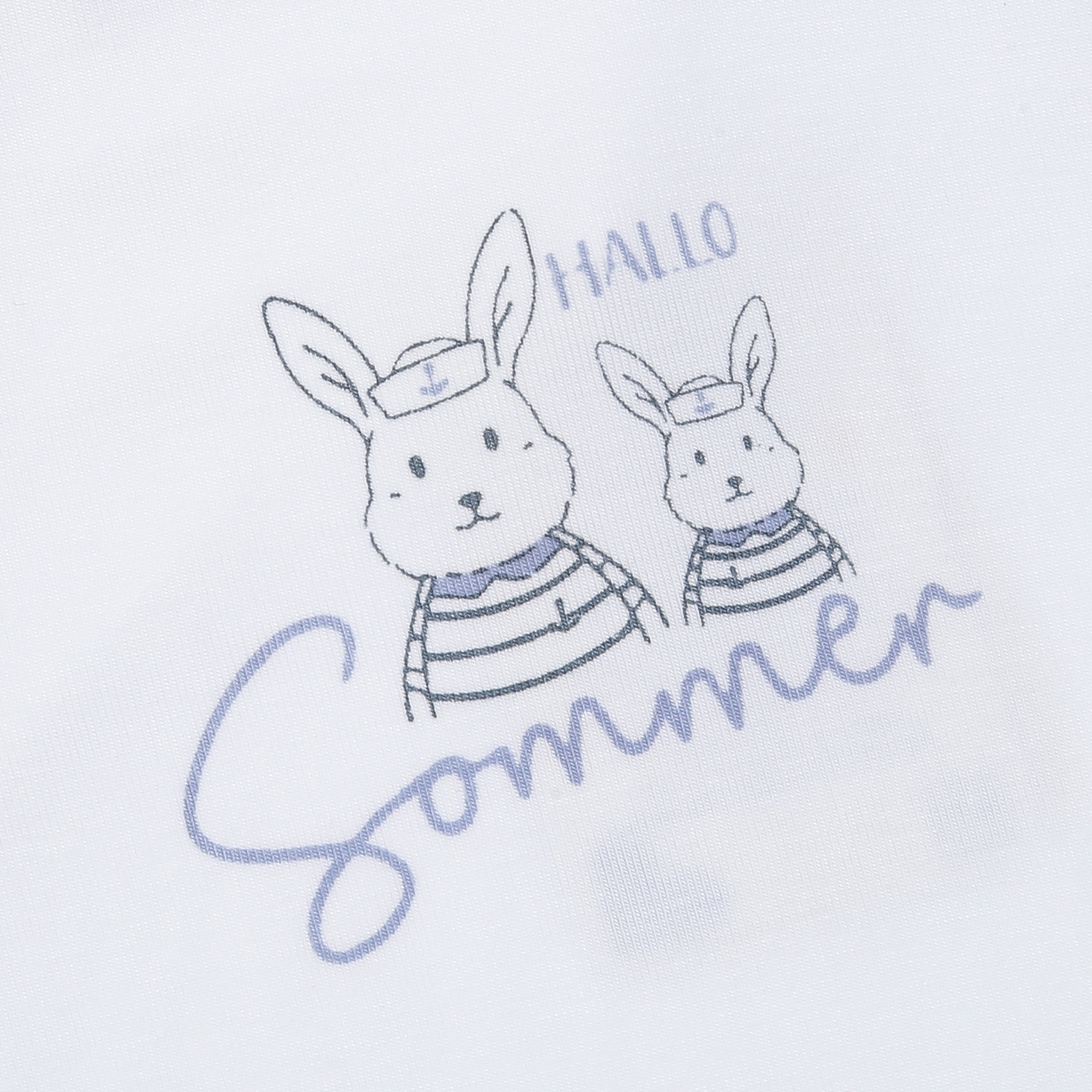 Bộ quần áo cộc KidsPlaza in thỏ ND25H (Trắng) hình 3