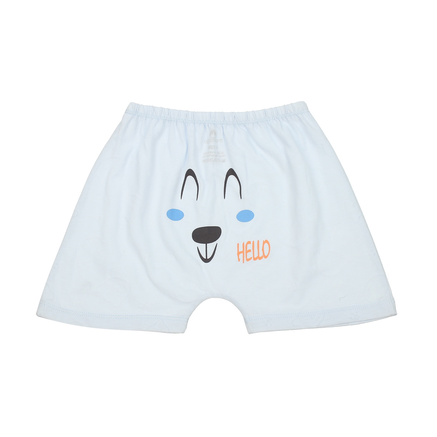 Bộ quần áo cộc tay cài giữa Neil gấu Mamago HN20H 6-9M (Xanh Dương) hình 3