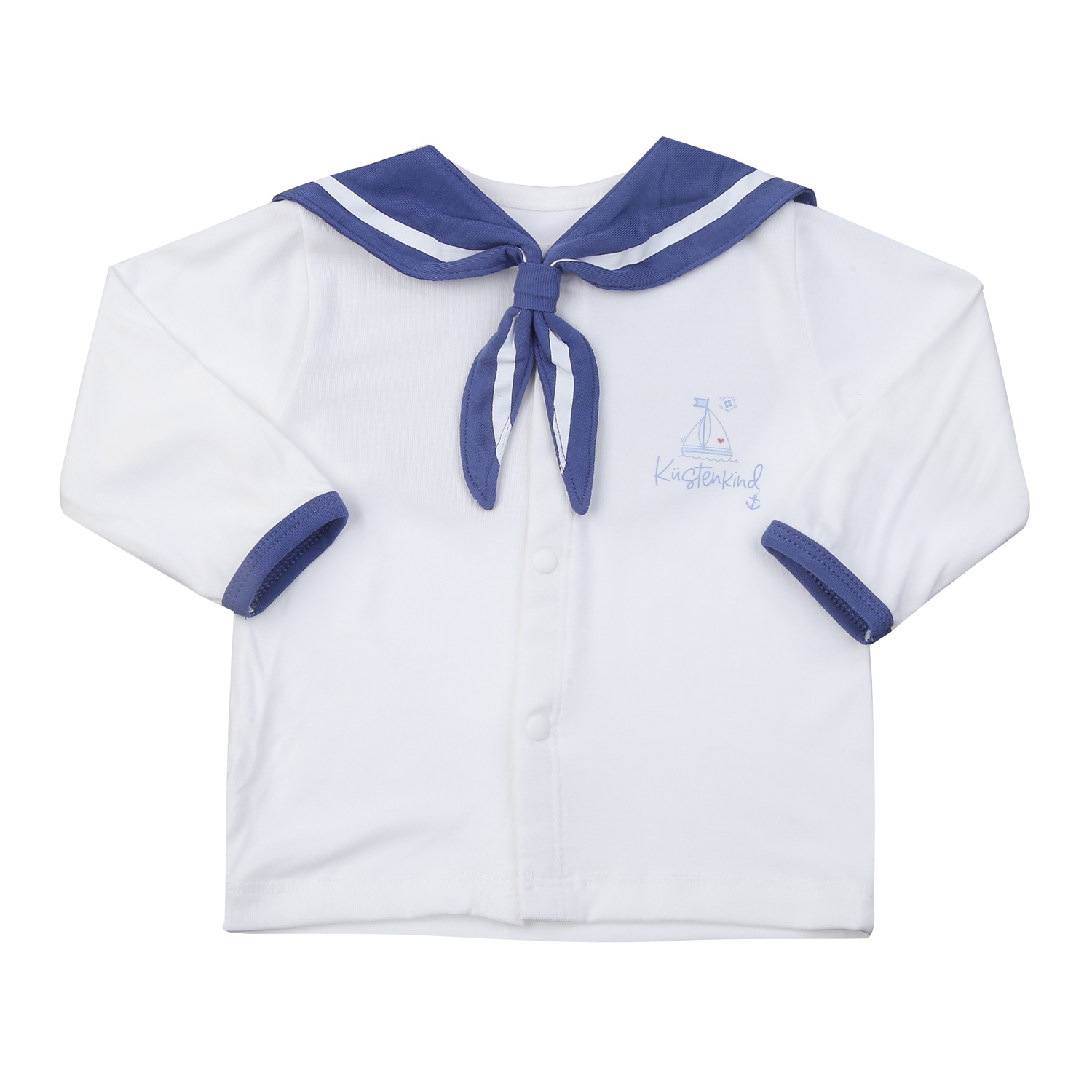 Bộ quần áo dài bé trai cổ yếm KidsPlaza Otis ND25H (Trắng) hình 2