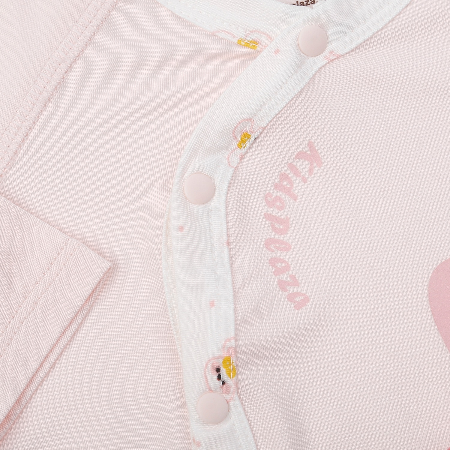 Bộ quần áo dài tay bé gái KidsPlaza in thỏ M25H (Hồng) hình 2