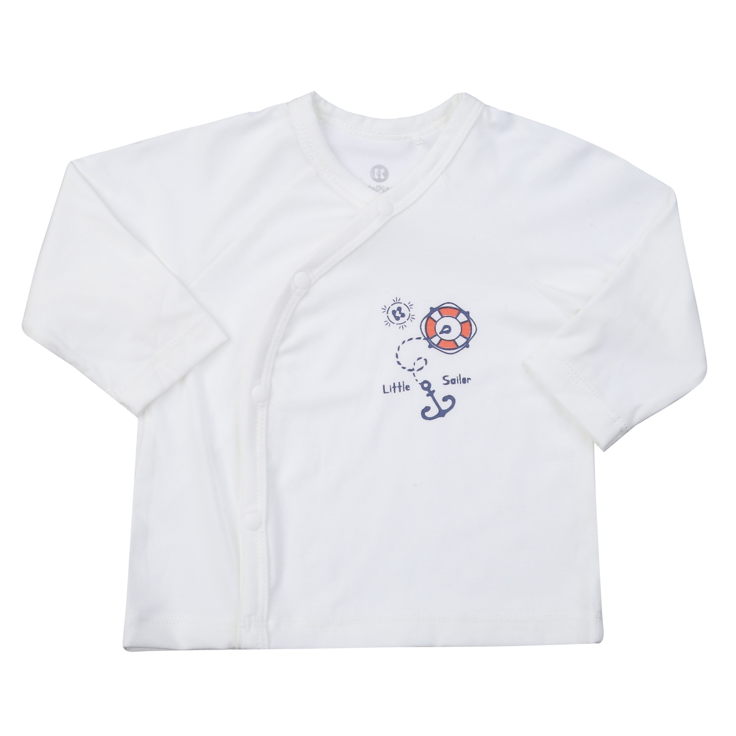 Bộ quần áo dài tay bé trai KidsPlaza Otis ND25H (Trắng) hình 2